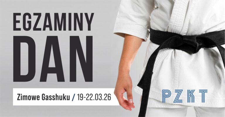 Egzaminy na stopnie mistrzowskie 1–6 Dan 19-22.03.2026, COS Cetniewo