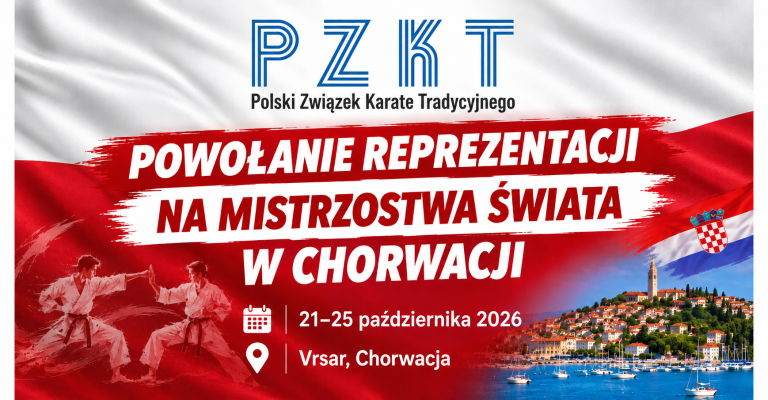 Reprezentacja Polskiego Związku Karate Tradycyjnego na zbliżające się Mistrzostwa Świata w Chorwacji! 🇵🇱